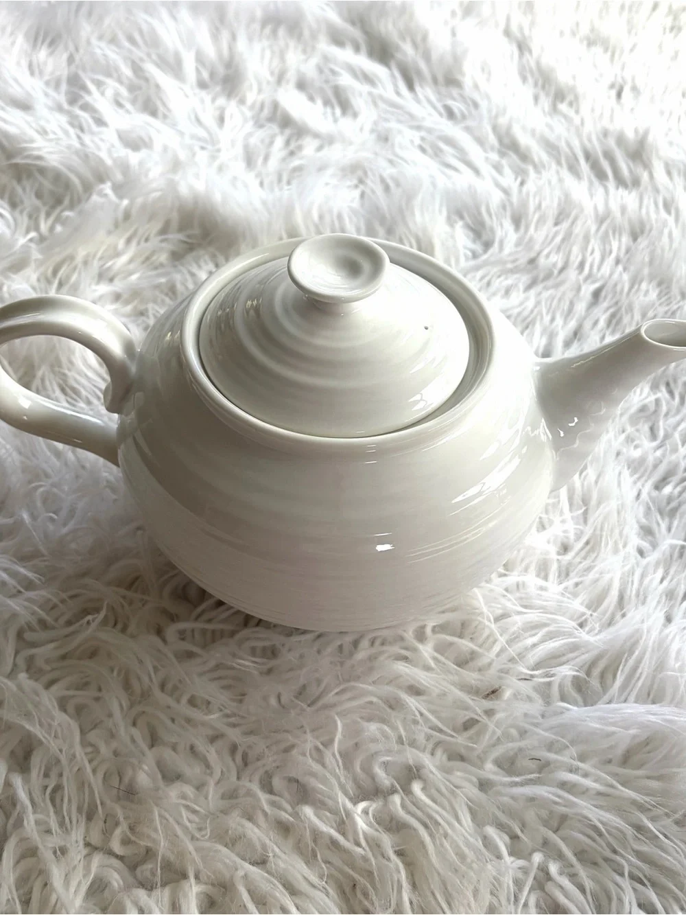 Sophie Conran White Ceramic Teapot - Classic Porcelain Tea Pot NWOT